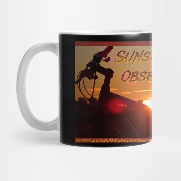 Bicycle Sunset Observer for bicycle lover by ShrimpArt